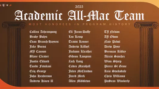 2025 MAC Academic All-MAC - Football