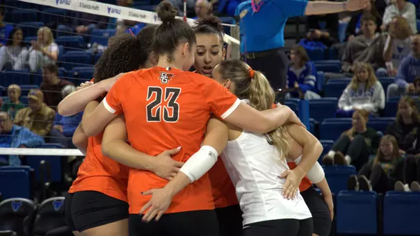 Volleyball celebration vs Buffalo