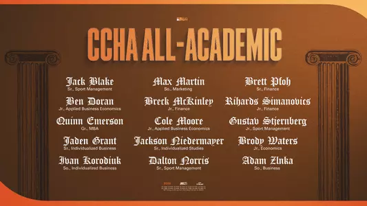 CCHA Academic Team 2026