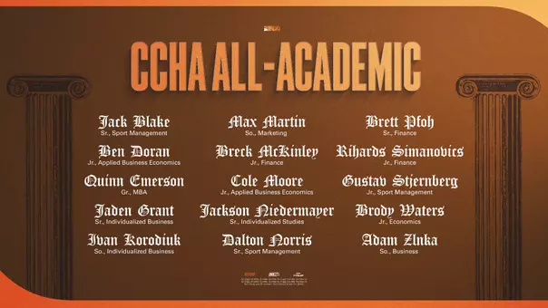 CCHA Academic Team 2026