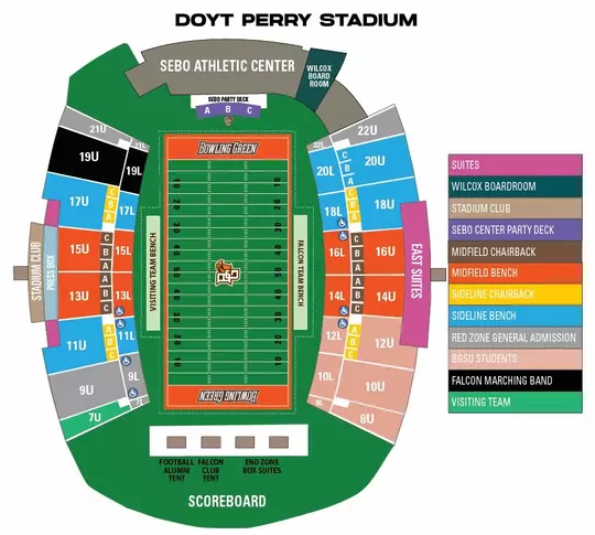 2026 Football Seat Map