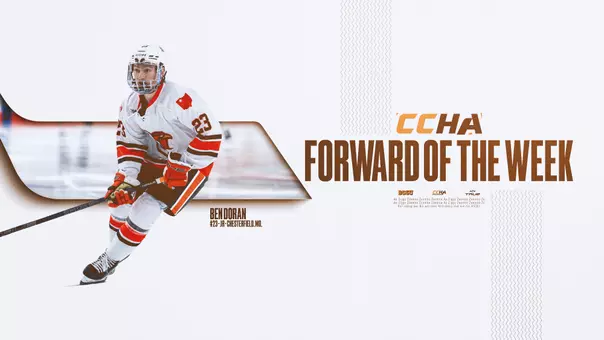 Ben Doran Ice Hockey CCHA Forward of the Week