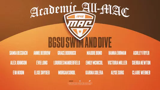 Swim Academic All-MAC 2025-2026