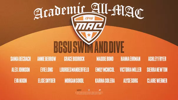 Swim Academic All-MAC 2025-2026