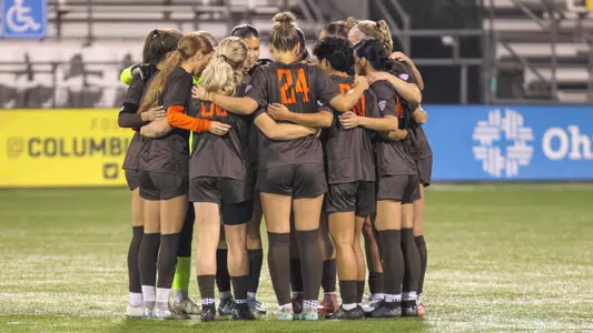 Huddle | Nov. 7, 2025, v WMU | MAC Tournament Final
