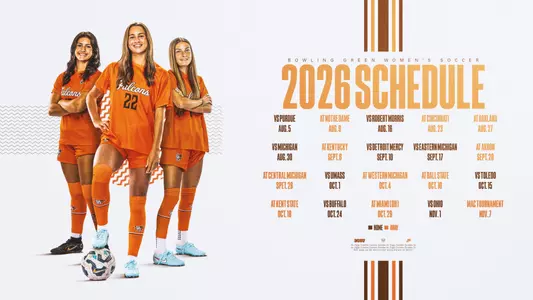 W.Soccer | 2026 BGSU schedule graphic