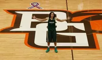 Brittney Griner at the Stroh Center