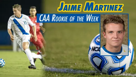 Blue Hen Midfielder Jaime Martinez Brings Home Second CAA Weekly Honor
