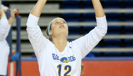 University of Delaware Volleyball Hangs On For 3-2 CAA Victory Over Hofstra in Five-Set Thriller