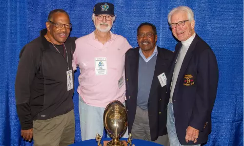 Football Reunions a Big Success as Delaware Honors 1963 and 2003 Blue Hen National Champions