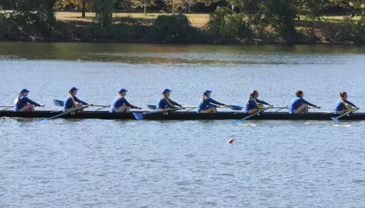 Blue Hen Rowers Garner Two Top-15 Finishes at Head of the Schuylkill Regatta