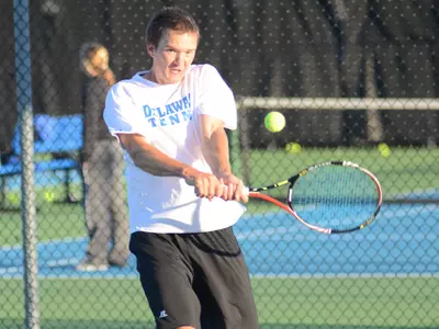 Men?s Tennis Senior Troy Beneck Earns 60th Career Singles Victory on Day One of Lehigh Invitational