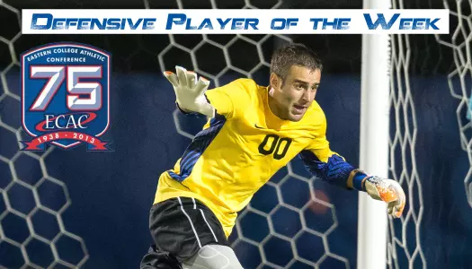 Borja Barbero Named ECAC Division I Defensive Player of the Week