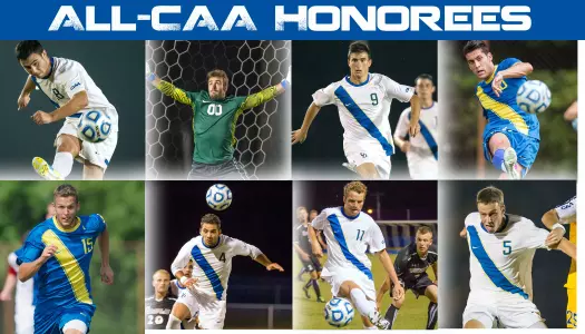 Blue Hens Men's Soccer Places Eight on All-CAA Squad; Delgado Named Rookie of the Year