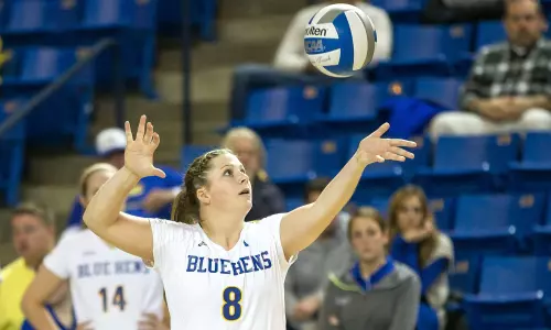Delaware Volleyball Closes Out Season with 3-0 Setback to League-Leading College of Charleston