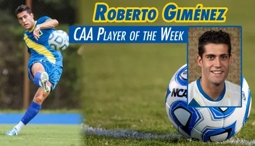 Roberto Gim?nez Earns CAA Player of the Week; Blue Hens Complete Best Regular Season in Program History