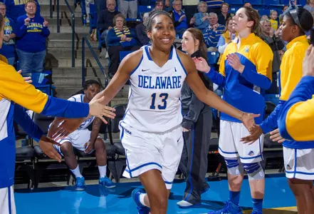 CAA Names UD Women's Basketball Senior Kelsey Buchanan as Player of the Week