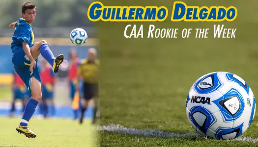 Forward Guillermo Delgado Garners Second CAA Rookie of the Week Honor