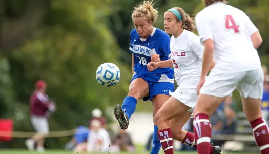 Delaware Women's Soccer Keeps Win Streak Alive with 2-1 Win at Temple