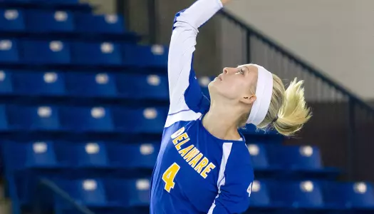 Hank, Brock Lead Blue Hen Volleyball To 3-0 Win at Towson in CAA Opener