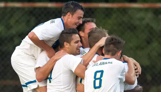 Blue Hens Men's Soccer Off to 3-0 Start After Win Over Manhattan