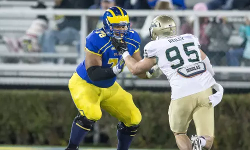 University of Delaware Offensive Tackle Erle Ladson to Play in NFLPA Collegiate All-Star Football Bowl Game Saturday