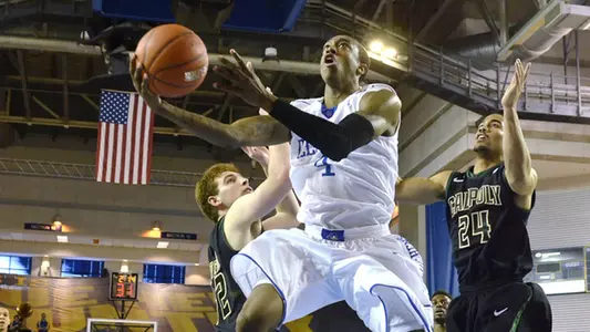 Threatt Pours in 25 Points, Nearly Hits Triple-Double to Lead Delaware Men's Basketball Past Cal Poly 82-72