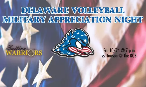 Delaware Volleyball To Host Military Appreciation Night During Oct. 24 Match vs. Towson