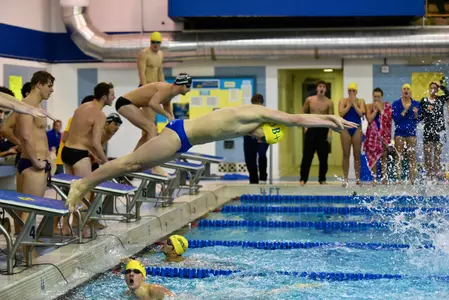 Delaware Swimming Teams Each Finish Fourth at CAA Championships