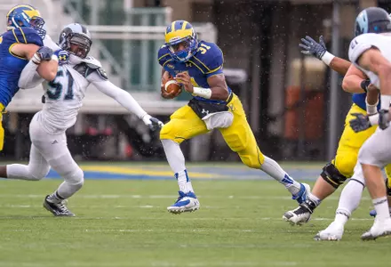 Turnovers Prove Costly as Top-Ranked New Hampshire Football Pulls Away From Delaware in Second Half For 43-14 Victory