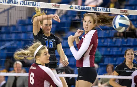 University of Delaware Volleyball Back in Win Column With 3-0 Home Victory Over Northeastern
