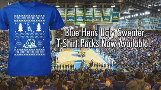 University of Delaware Basketball Teams Hosting Ugly Sweater Nights, T-Shirt/Ticket Promotions Dec. 16 & 18