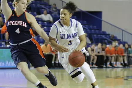 Joy Caracciolo and Blue Hens Edge Bucknell, 58-56, in Final Seconds