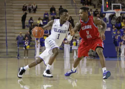 Blue Hens Struggle From the Field in 66-53 Loss To In-State Rival Delaware State