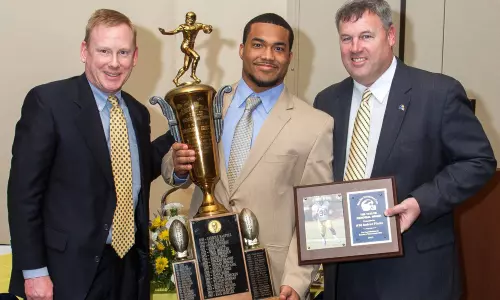 University of Delaware Football Seniors Honored at Annual Blue Hen Touchdown Club Banquet
