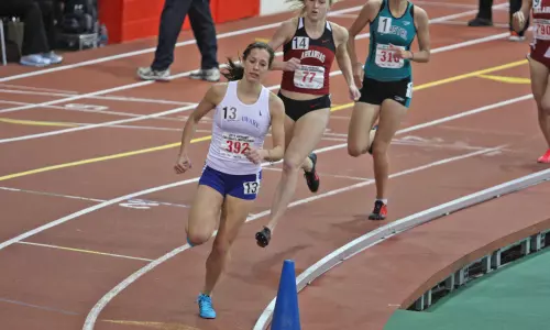 Prettyman Captures Mile Run in Record Time to Lead Delaware Women?s Track at Armory Invitational