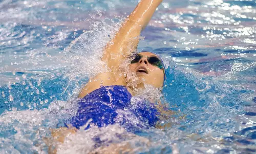 Delaware Athletes Win Seven Events at First Day of CAA Pod Meet