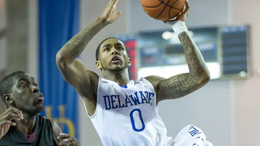 Usher's 42 Points Spark Wild Delaware Comeback as Hens Shock College of Charleston 67-64 in CAA Men's Basketball