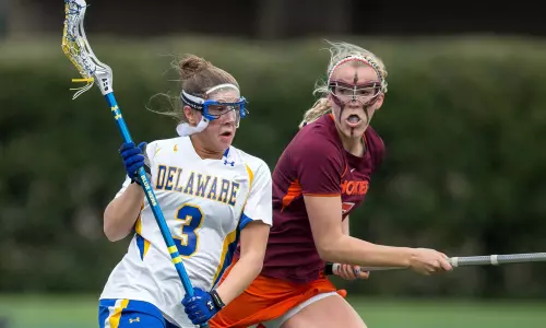 Drive for Five: Lyons Nets Five Goals for Third Straight Game as Hens Push Aside Virginia Tech 17-3