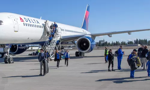 Delaware Men?s Basketball Touches Down in Spokane, Preps for NCAA Tourney Appearance Thursday vs. Michigan State