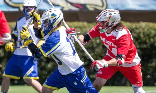Keane Has Big Day But Slow Start Dooms Delaware in 15-9 Men's Lacrosse Setback to Ohio State
