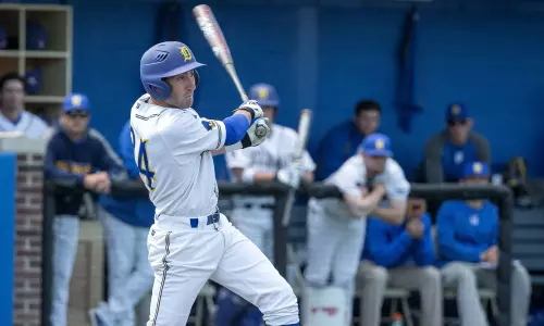 Blue Bests Black 13-5 in Game One of Blue Hen Baseball Fall World Series