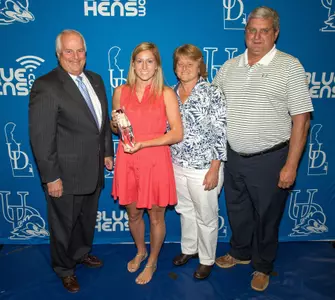 Delaware Senior Field Hockey Standout Heather Hartman Chosen as 2014 CAA John Randolph Inspiration Award Recipient