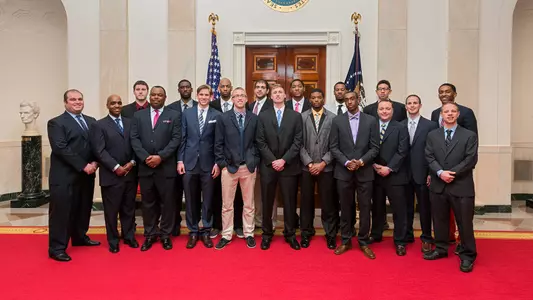 Delaware Men?s Basketball Team Celebrates Historic Season with Visits to the White House, Vice President Biden?s Residence Thursday