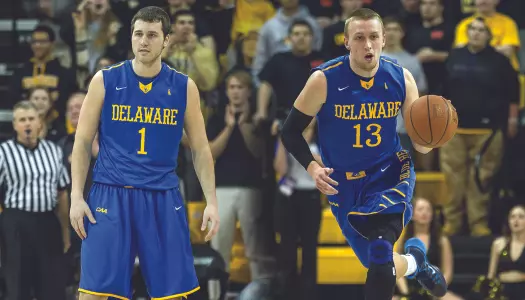 Blue Hen Men?s Basketball Rising Seniors Tom Allshouse, Kyle Anderson Named To NABC Honors Court