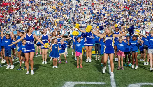 Registration Now Available For Youth Cheer Day On Sept. 6 During Blue Hens? Football Game vs. Delaware State