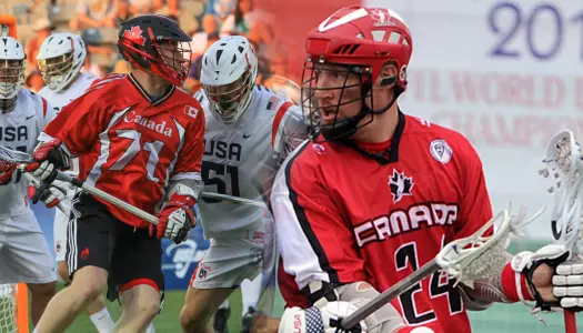 Former Blue Hen Lacrosse Standouts Help Canada Win Gold at FIL World Championships