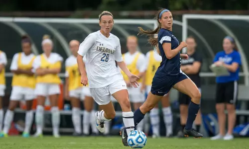 Delaware Women?s Soccer Gets Late Goal from Market to Down Monmouth 3-2 in Season Opener