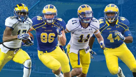 Michael Johnson, Nick Boyle, Jake Giusti, Patrick Callaway Selected as Captains for 2014 University of Delaware Football Squad