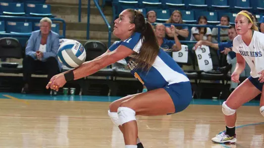 Delaware Volleyball Opens 2014 Season With 3-1 Win Over Albany at UD Courtyard by Marriott Invitational
